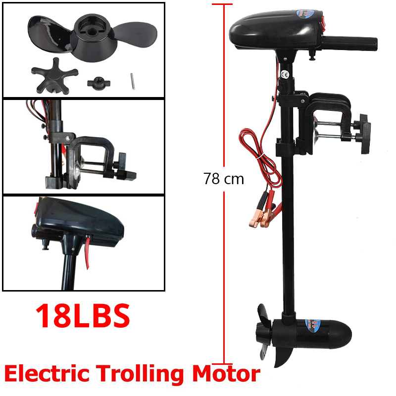Electric Boat Motor 18LBS/28LB - огляд і ціна Fishing Kayak Trolling Motor