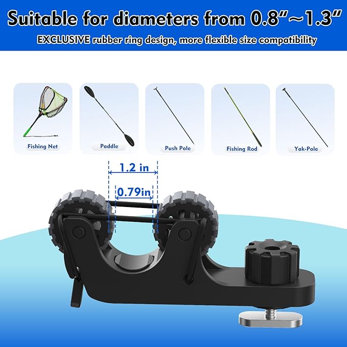 Kayak Paddle Holder Track Moun - огляд і ціна Fishing Kayak Cart