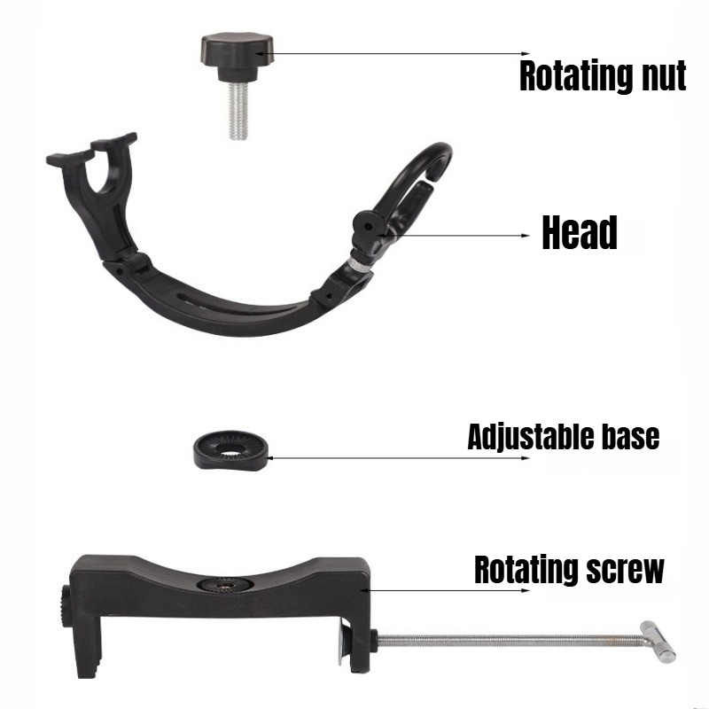 360° Rotating Adjustable Heavy - огляд і ціна Fishing Kayak Rod Holder